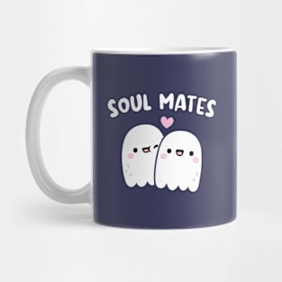 Cute Ghosts Soul Mates Mug